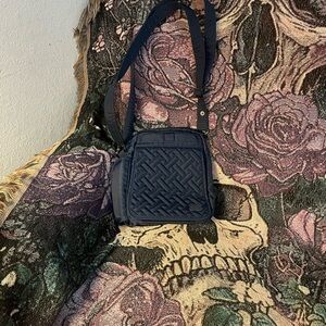 Elegant Black Quilted Crossbody Bag